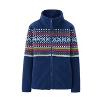 ÁO KID UNIQLO Áo khoác lông cừu - Boy-120CM.6~7TUOI