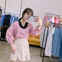 Áo Kiểu Bèo Cổ V