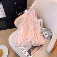 Áo kiểu cổ buộc nơ xinh xắn, Áo voan sát nách hở vai phong cách nàng thơ, Hàng QC loại 1, Có size, Mẫu HD02