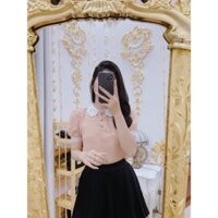 áo kiểu cổ sơ mi ren