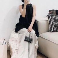 Áo kiểu form xòe xẻ sau - Jiji Top