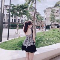 Áo kiểu hở lưng, thắt nơ 🎀