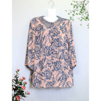 Áo kiểu họa tiết tay lỡ A185.2H