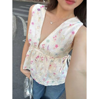 Áo Kiểu Nữ Cách Điệu Hở Lưng - Avin Top