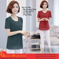 Áo kiểu nữ chiffon áo nữ big size GLA306 Cuocsongvang