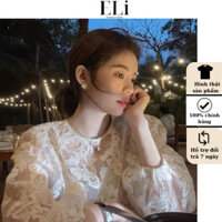 Áo kiểu nữ đang hot ELI kèm lót kiểu xinh Quảng L1 ren cao cấp áo kiểu xinh cho nữ, sơ mi thanh lịch, công sở thiết kế