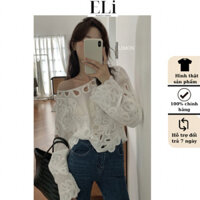 Áo kiểu nữ đang hot ELI kiểu xinh Quảng L1 thô thêu cao cấp áo kiểu xinh cho nữ, sơ mi thanh lịch, công sở thiết kế
