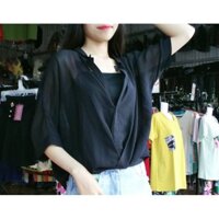 Áo kiểu nữ form rộng voan quảng châu