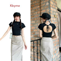 Áo kiểu nữ hở lưng Lisa Open Back Top