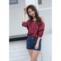 Áo kiểu nữ trễ vai
