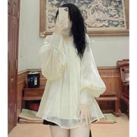 Áo kiểu tiểu thư bánh bèo,áo cổ v đính ngọc loại 1