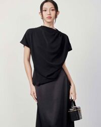 Áo kiểu xếp vai