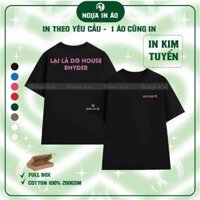 ÁO KIM TUYẾN LẠI LÀ DG HOUSE RHYDER -  COTTON 100% 2 CHIỀU 260gsm nguainao