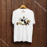 Áo Kung Fu Panda Unisex đẹp ngắn tay cực chất cute dễ thương I8KFP014