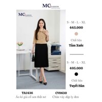 Áo ký Giả Nữ Tay Dài MC Fashion Thời Trang Cao Cấp Chất Mềm Mại TA1436