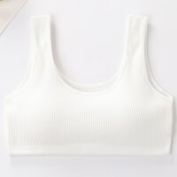 ÁO LÁ HỌC SINH COTTON TĂM 2 LỚP MÚT MỎNG 007 - Trắng