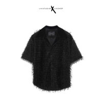 Áo Lak Studios Tassels Velvet Short-Sleeve Shirts