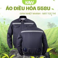 [Áo Lẻ] Áo Điều Hòa Việt Nam Cao Cấp 558U Xanh Than Chính Hãng – Áo Quạt Làm Mát Siêu Thoáng, Giảm Nhiệt Nhanh Cho Công Trình