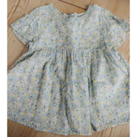 Áo lẻ dáng xoè hoa nhí xanh Commencer - Hàng xuất Hàn dư xịn [Size 100 / 110 / 120]