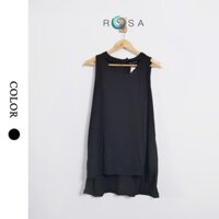 Áo lệch tà cổ tròn CABLE & GAUGE