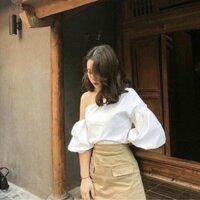 ÁO LỆCH VAI TAY BỒNG