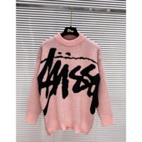 [ÁO LEN] Áo Len Stussy Màu Hồng Chính Hãng