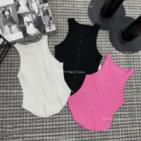 áo len ba lỗ áo len sát nách cài núc (hình thật shop Thảo Nhỏ Store chụp )