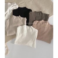 áo len basic tay dài cổ lọ 3p ( có hình chụp thật cận chất len)