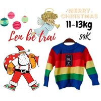 Áo Len Bé Trai Vô Cùng Ấm, Đáng Yêu 11-13kg