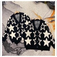 Áo len cadigan bông xù hình sao cho nữ