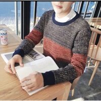 Áo Len Cao Cấp  Sọc Ngang Cổ Tròn Al1-hfashion.vn