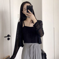 Áo len Cardigan mỏng chống nắng mùa hè dành cho nữ