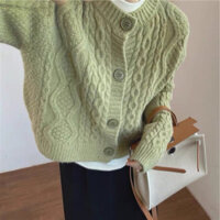 Áo len cardigan nữ vặn thừng cực chất nhiều màu sắc hàng mới quảng châu