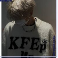 Áo len Cashmere giả chồn nam chất lượng cao mơ ước hợp thời trang hàng đầu đơn giản