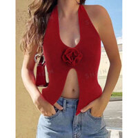 ÁO LEN CHOÀNG CỔ CROPTOP 🧶