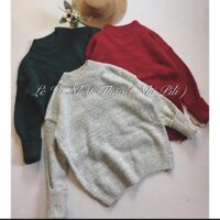 Áo len cổ 3 phân