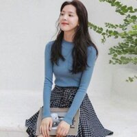 Áo len cổ 3 phân
