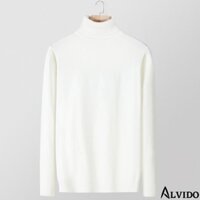 Áo Len cổ lọ nam Áo len Hàn Quốc tay dài thương hiệu ALVIDO chất len lông cừu mềm mịn thời trang unisex AL222