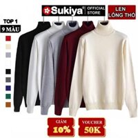 Áo Len Cổ Lọ Nam Nữ SUKIYA Full Video Chất Sợi Len Lông Thỏ 380gsm mềm mại kiểu dáng Hàn Quốc Nhiều Màu AL14