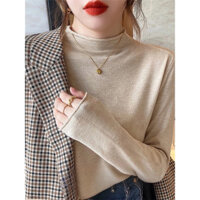 Áo len cổ lọ tay dài dáng rộng hàng Quảng Châu loại 1 5 màu áo len giữ nhiệt thời trang cho nữ