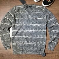 Áo len cổ tim nam