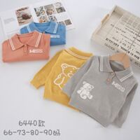 Áo len cổ trụ mã 6440 ri 4 chiếc một màu size 66-73-80-90