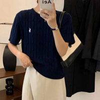 Áo len cộc tay mongtoghi thêu ngựa quảng châu loại 1