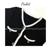 Áo len croptop nữ mỏng tay ngắn ulzzang Hàn Quốc PECHIT AL05