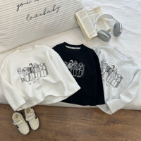 Áo len dài tay cho bé trai, áo phông mới phù hợp cho trẻ em