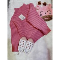 áo len đan bé gái