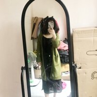 Áo len dáng dài .