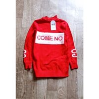 Áo len dáng dài cho bé gái