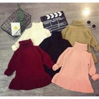 Áo len dáng dài đuôi cá