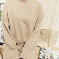 Áo len dáng dài tay loe